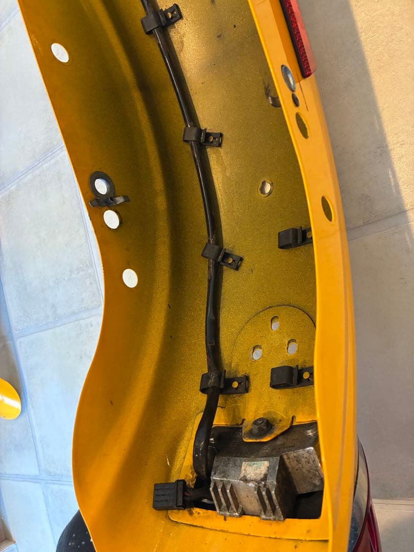 03年式XL1200S 純正前後フェンダー（イエロー）