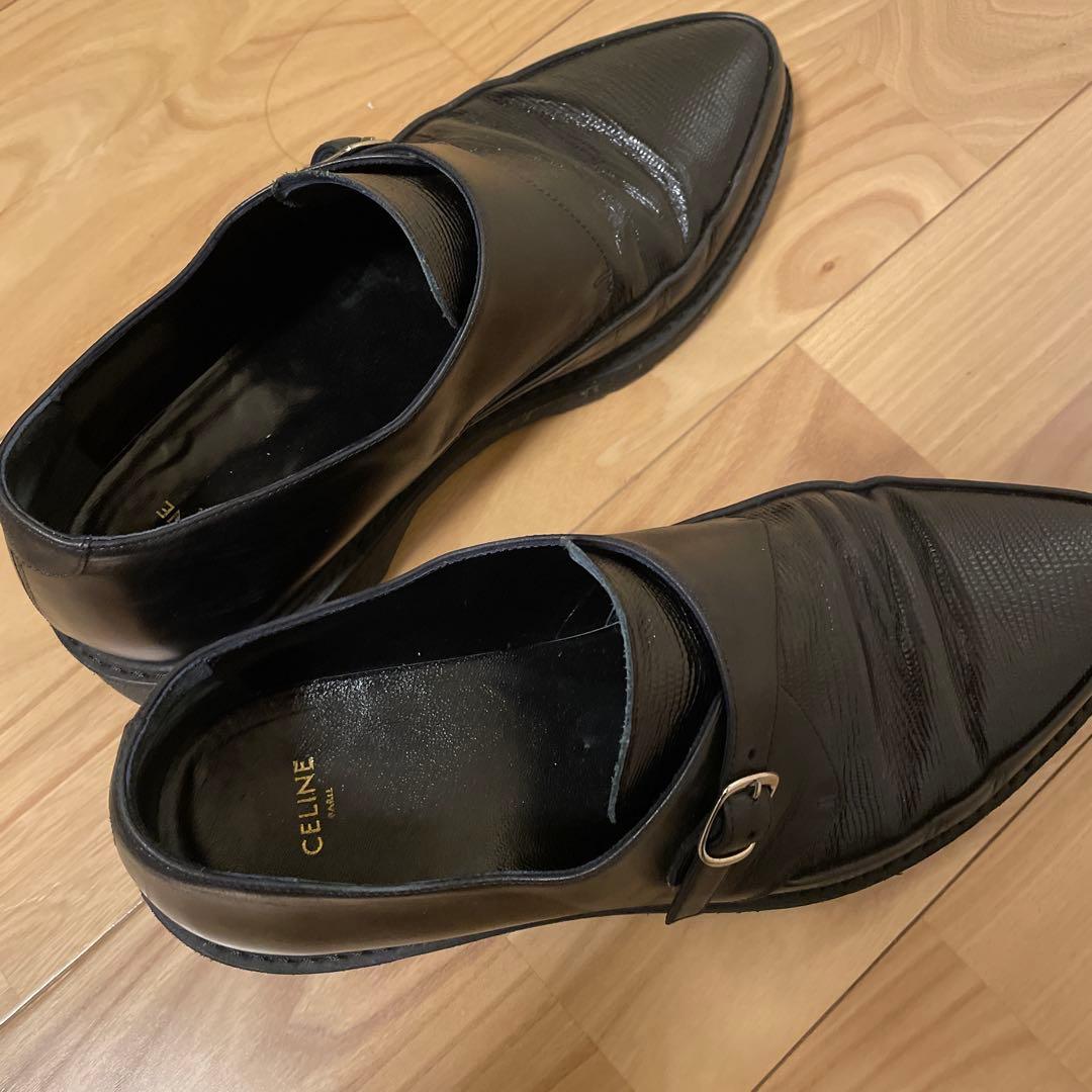 19AW Celine セリーヌ レザークリーパーズ 42 エディスリマン