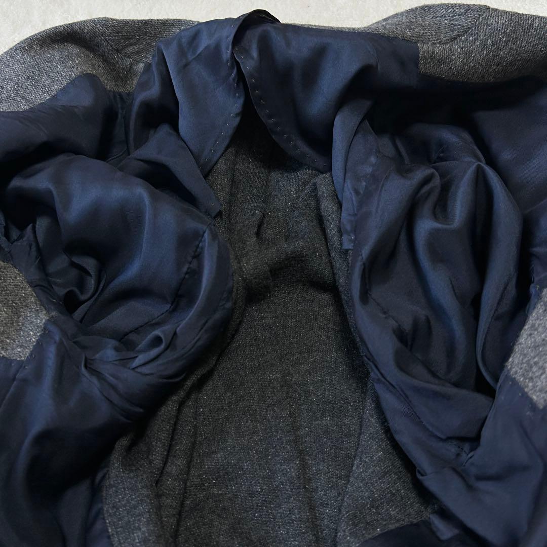 希少 52 イレブンティ イタリア製ツイード ウール ジャケット 大きいサイズ