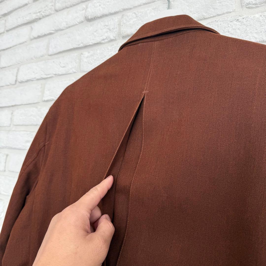 美品【マクレガー】ノーフォークジャケット　ヘビーコットンツイル　ブラウン