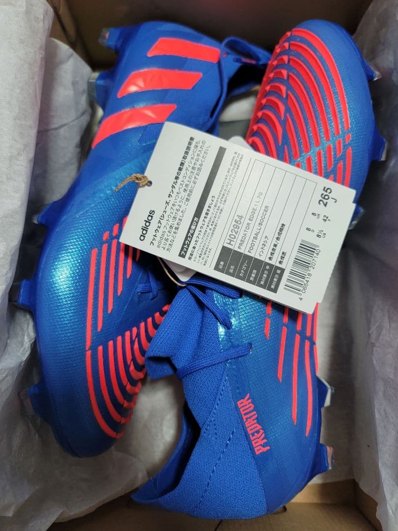 新品未使用！ adidas プレデター エッジ.1 L FG 26.5cm