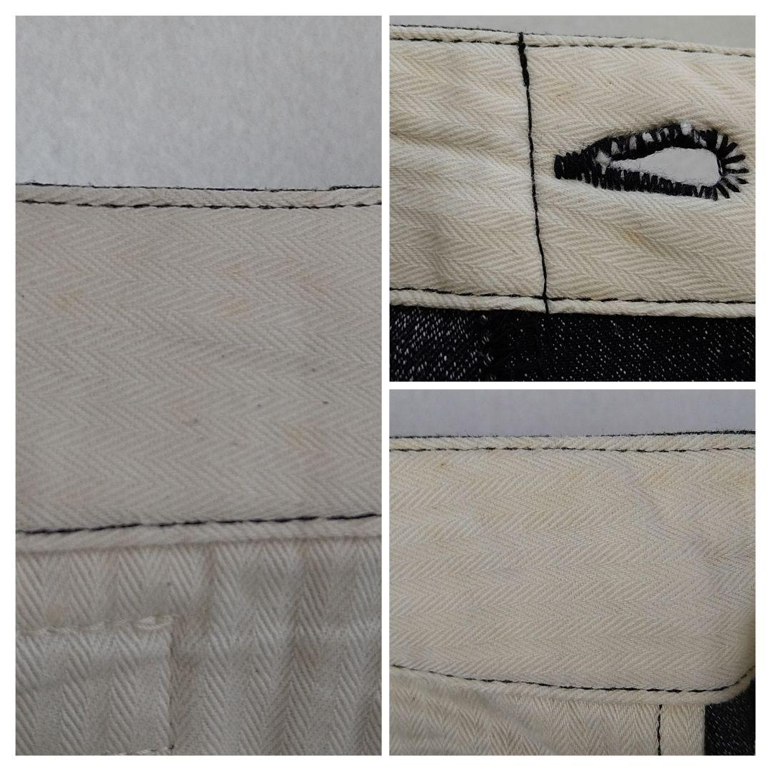 バーガスプラス Lot.401 モダン コバートブラック トラウザース W33