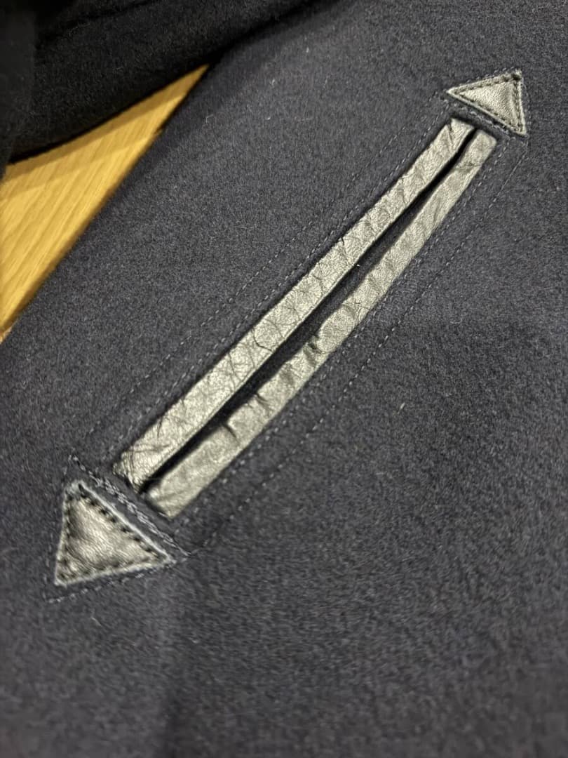 WTAPS BLACK WATCH COAT ピーコート L