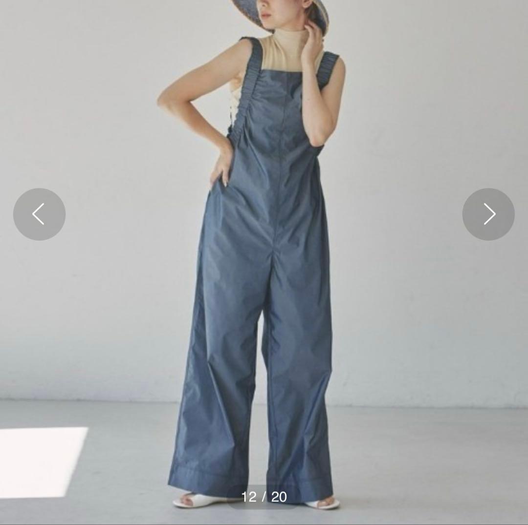 TODAYFUL サイドギャザーコンビネゾン