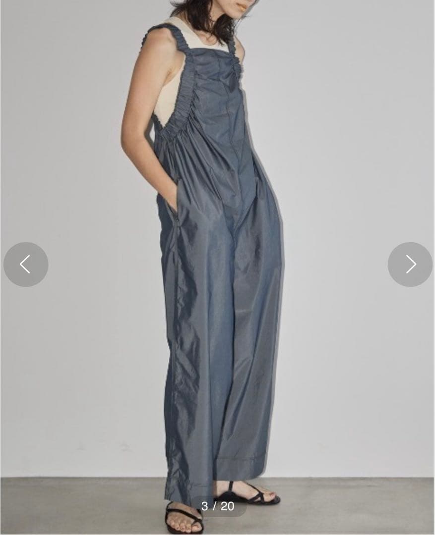 TODAYFUL サイドギャザーコンビネゾン