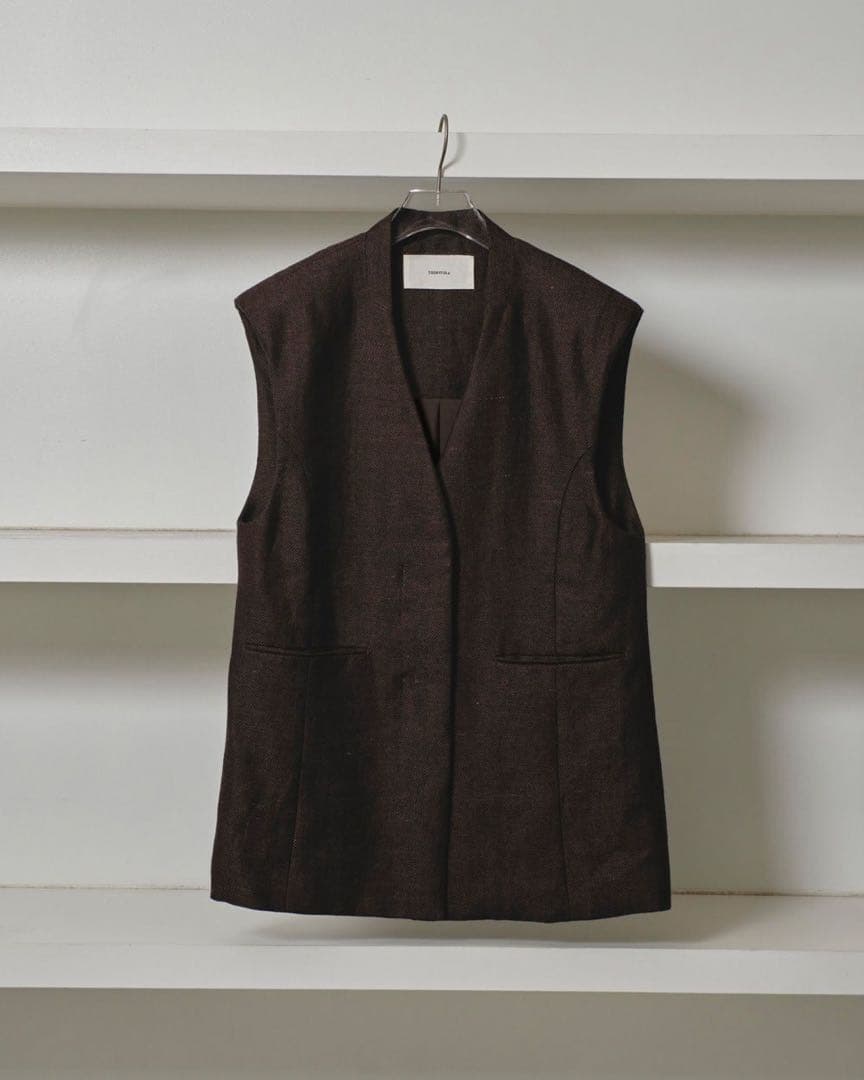 新品未使用todayful リネンオーバーベスト