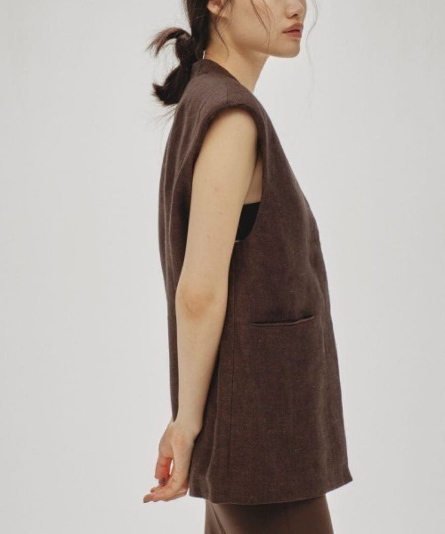 新品未使用todayful リネンオーバーベスト