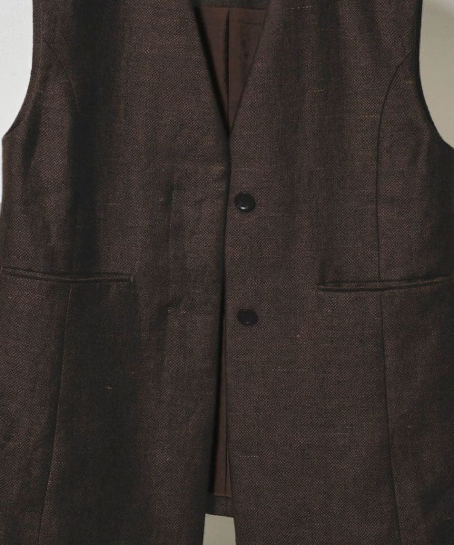 新品未使用todayful リネンオーバーベスト