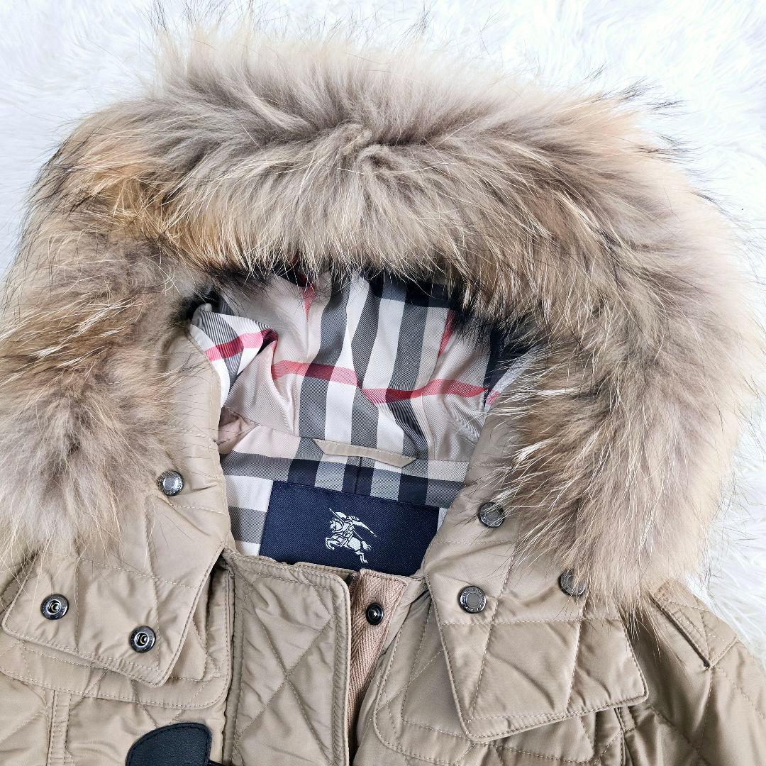 ふたるるちゃん様✨バーバリーロンドン キルティング ダッフルコート ファー