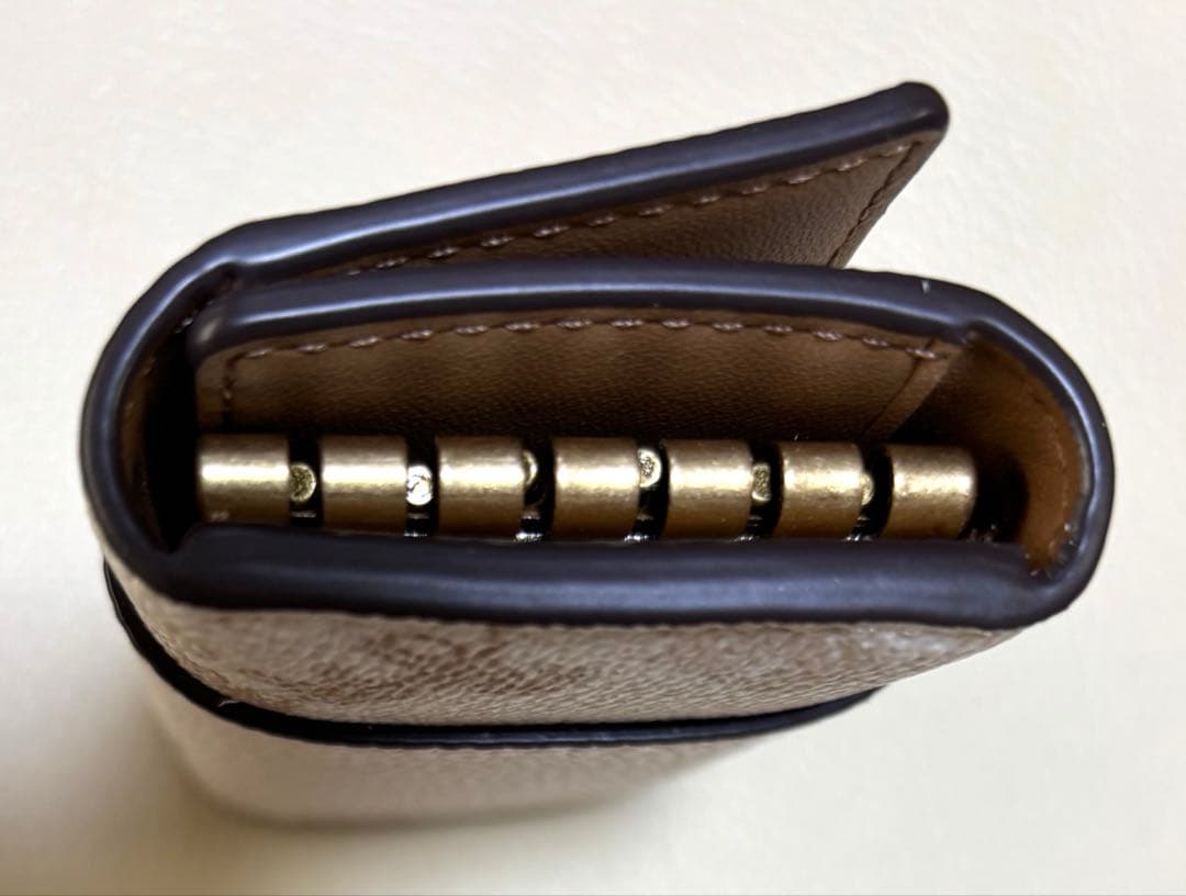 新品 COACH コーチ 6リング キーケース ホース アンド キャリッジ