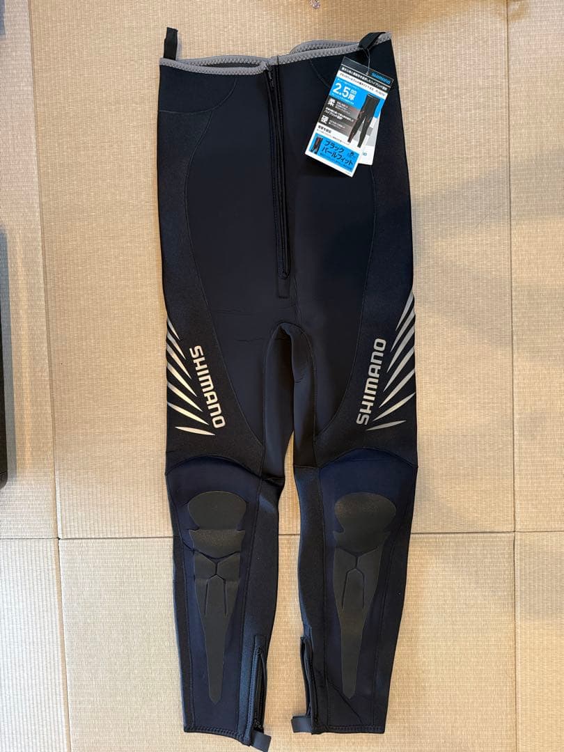 シマノ☆FI-021U ブラックパールフィット鮎タイツ 2.5mm LLB