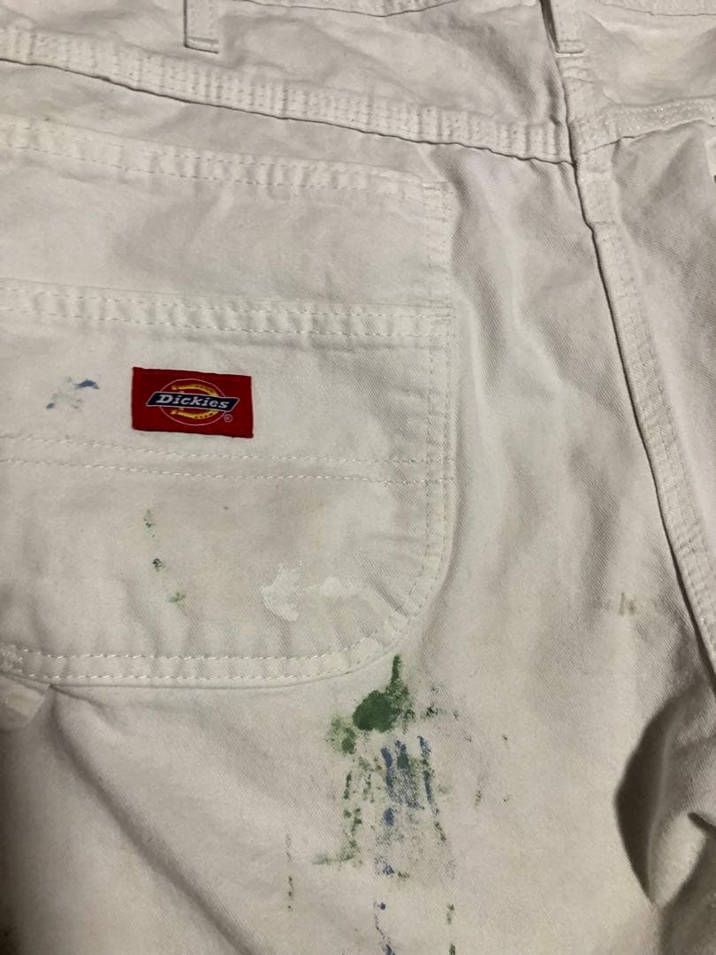 Dickies 白ペインターパンツ リアルワーク