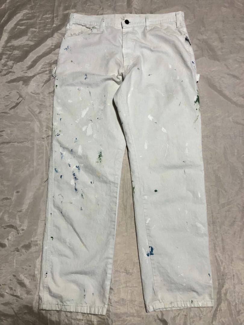 Dickies 白ペインターパンツ リアルワーク