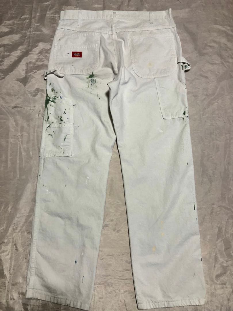 Dickies 白ペインターパンツ リアルワーク