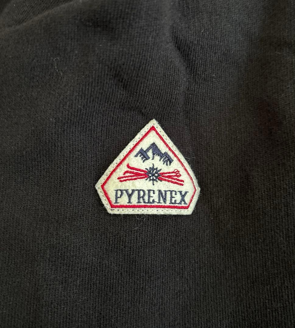 【未使用品PYRENEX 】ピレネックス トレーナー ブラック　サイズ36