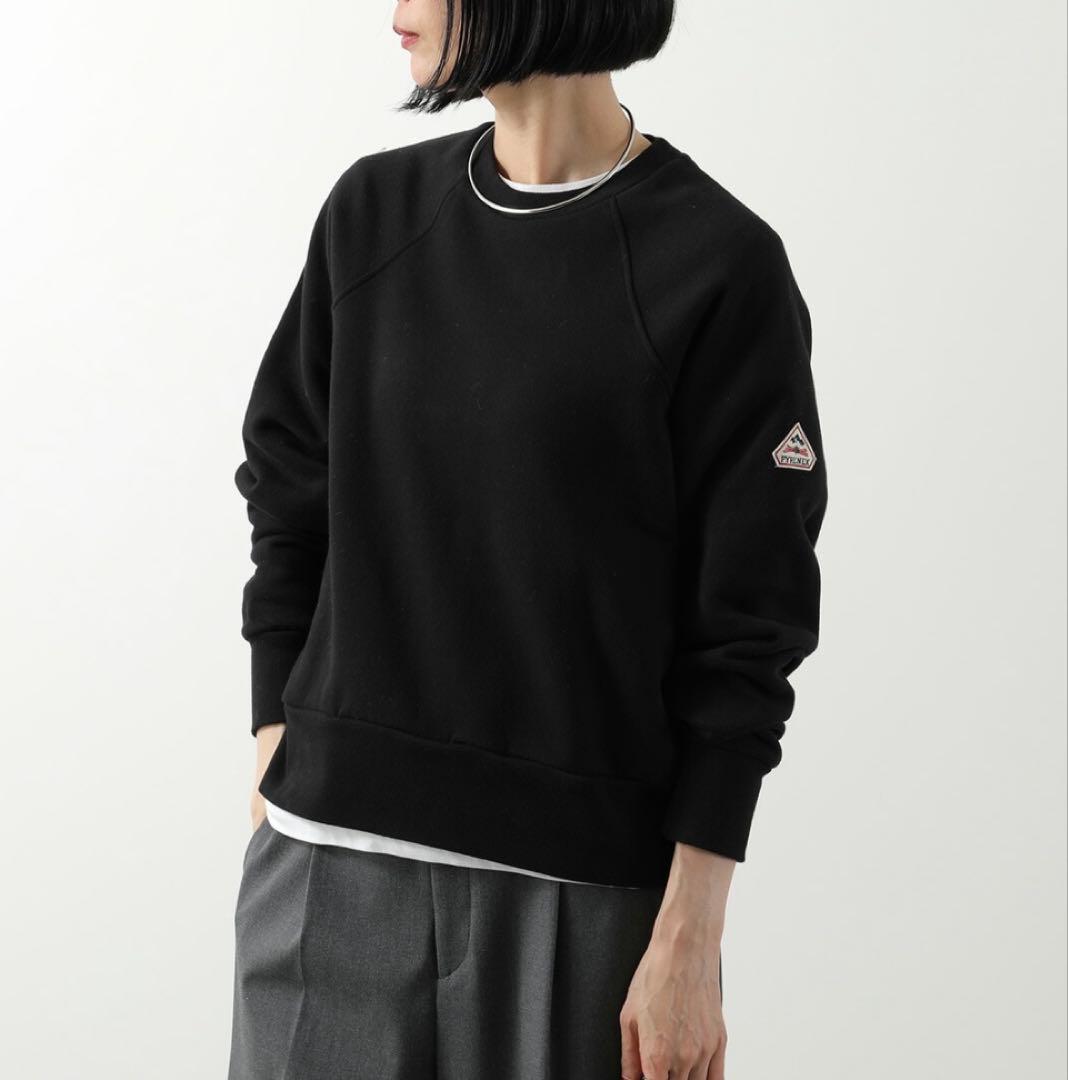 【未使用品PYRENEX 】ピレネックス トレーナー ブラック　サイズ36