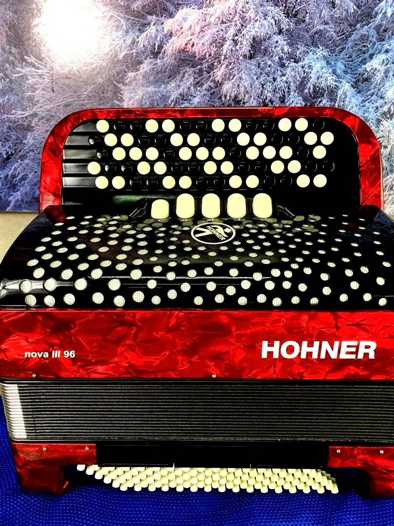 Hohner nova III 96 アコーディオンクロマチック新品現行販売C調