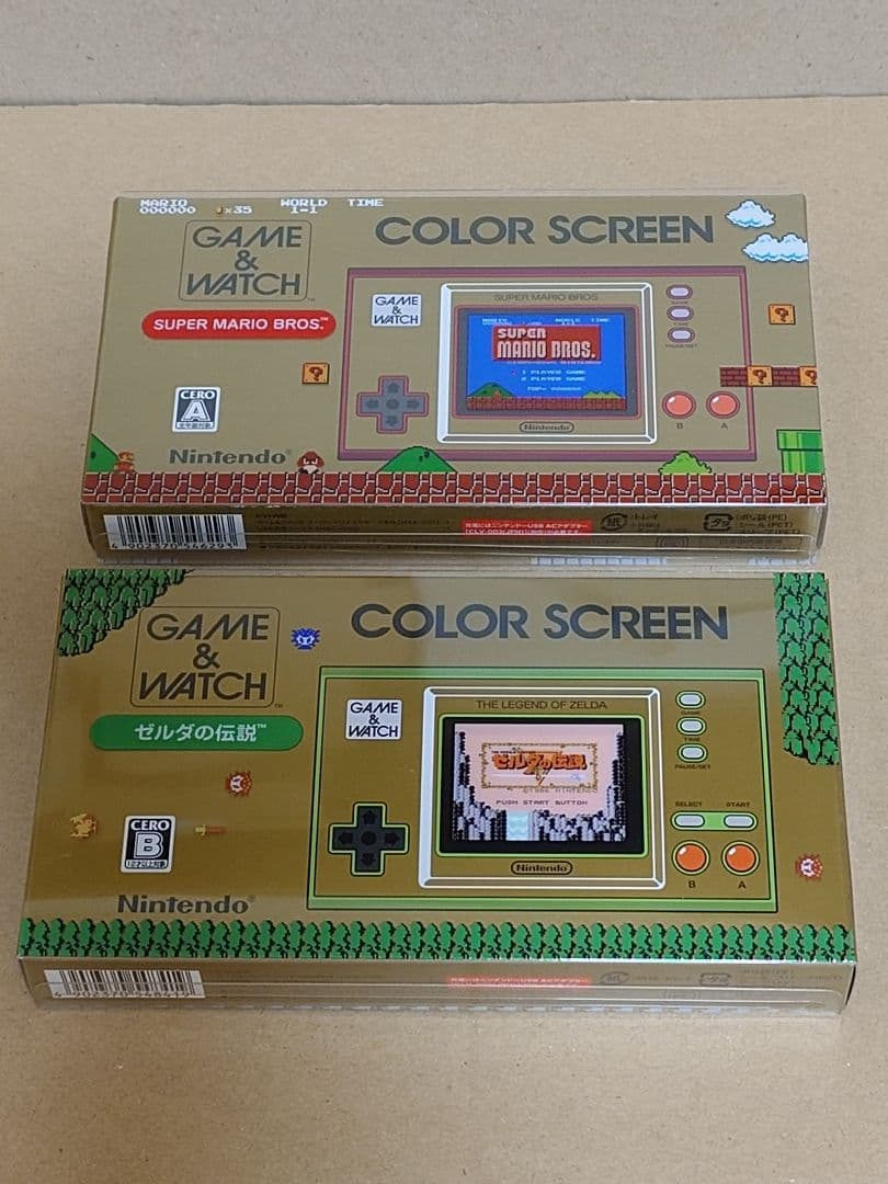 【新品未開封】ゲーム&ウォッチ スーパーマリオブラザーズ ＆ ゼルダの伝説