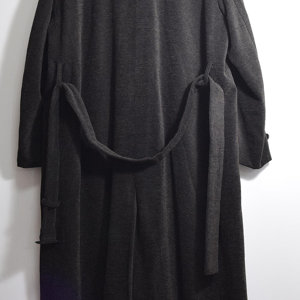 当時物 テットオム ガルニエ GARNIER ウール ベルテッド ロングコート