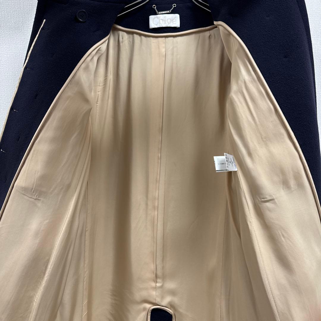 Chloe クロエ ウールコート サイズ36（S） ダークネイビー