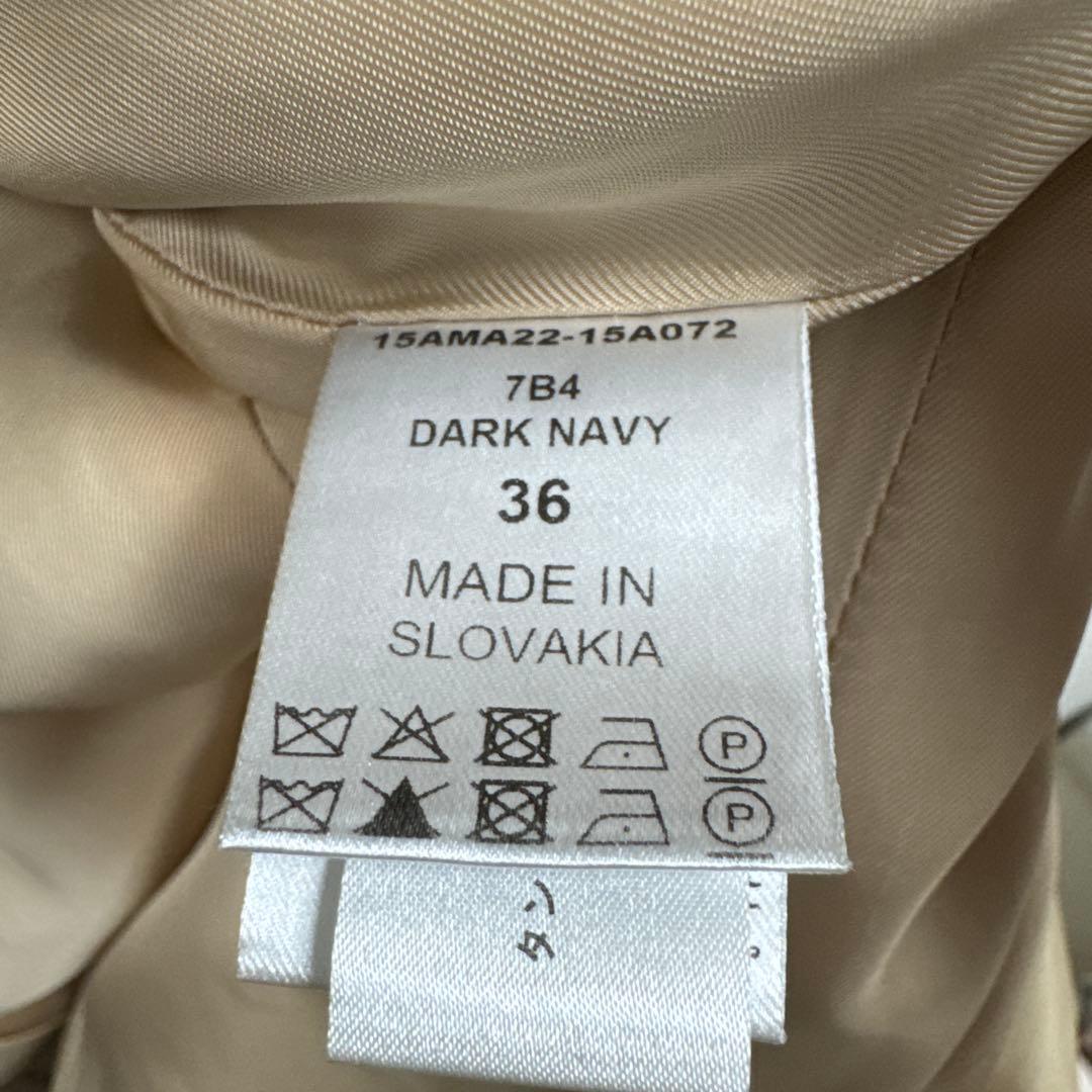 Chloe クロエ ウールコート サイズ36（S） ダークネイビー