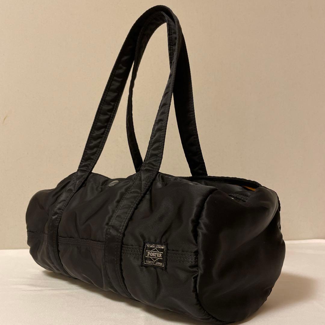 PORTER タンカー ミニドラムバッグ　黒