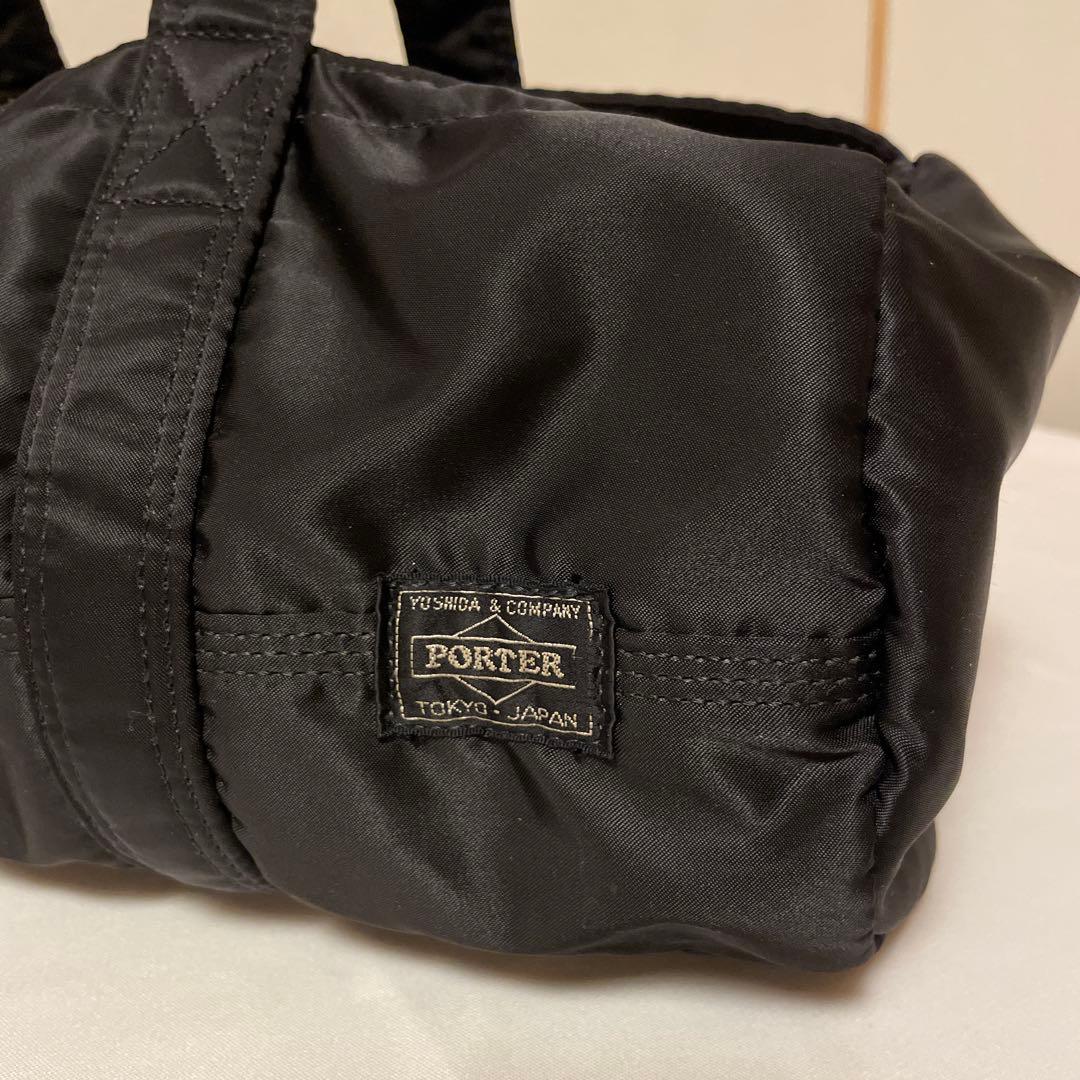 PORTER タンカー ミニドラムバッグ　黒