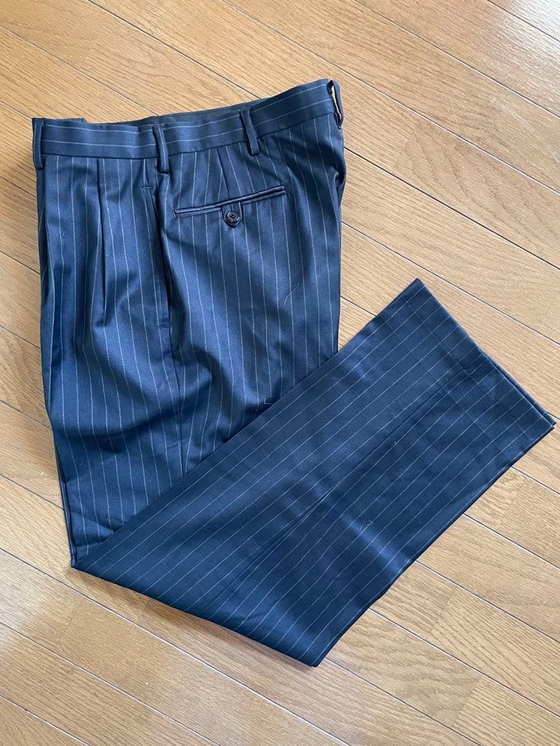 《極美品》【ラルフローレン】 スーツ ネイビーストライプ A５