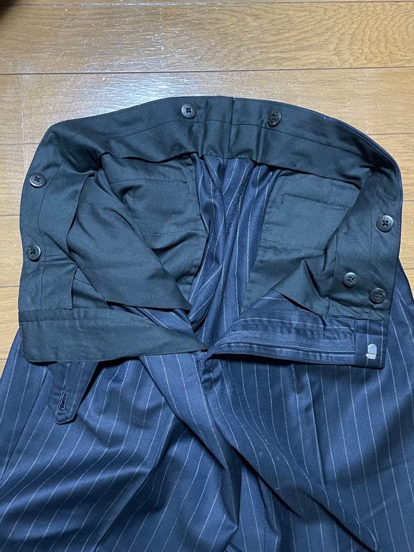 《極美品》【ラルフローレン】 スーツ ネイビーストライプ A５