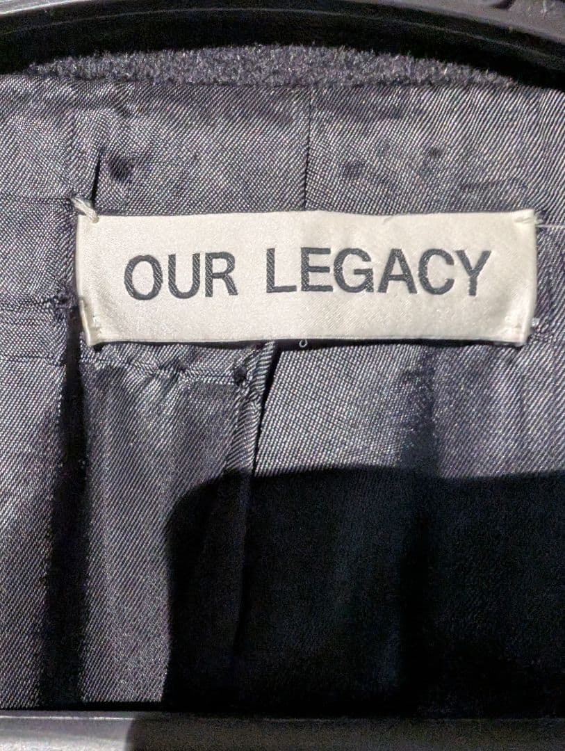 OUR LEGACY WHALE COAT ブラック 46