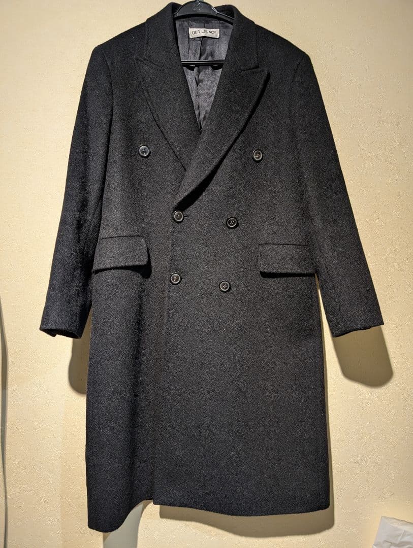 OUR LEGACY WHALE COAT ブラック 46