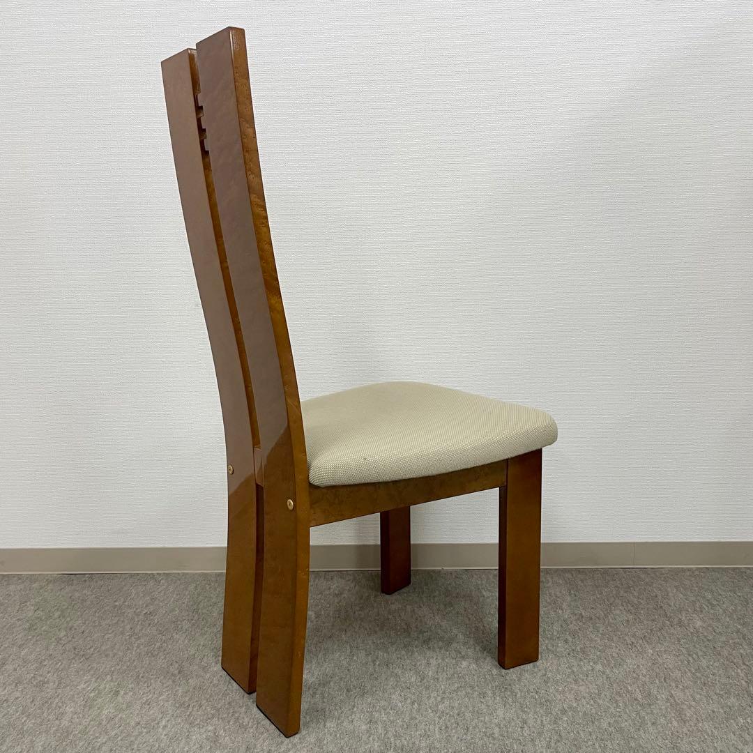 大塚家具【松創】(府中) ダイニングチェア \"バーズアイメイプル\" No.2