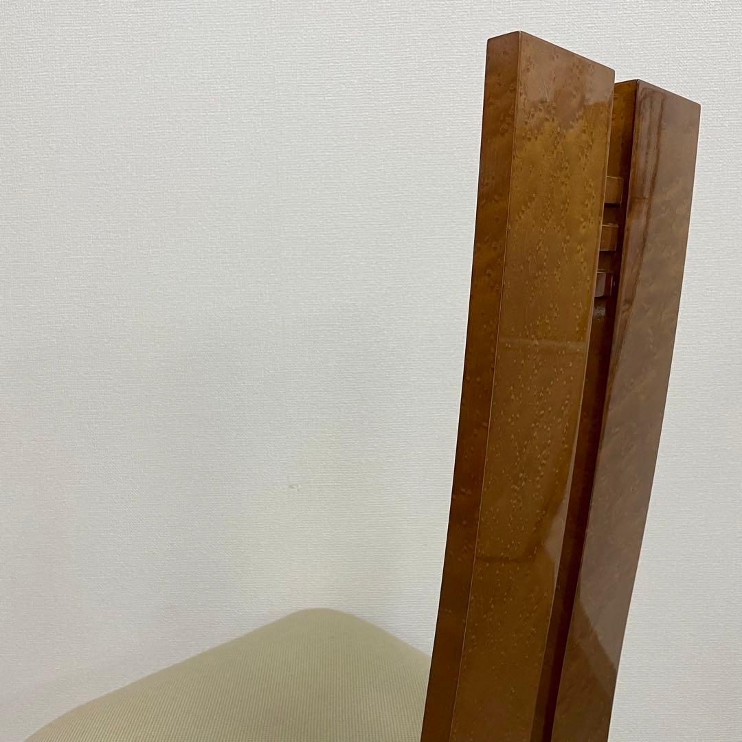 大塚家具【松創】(府中) ダイニングチェア \"バーズアイメイプル\" No.2