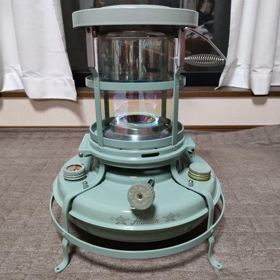 アラジン　石油ストーブ　ガラスチムニー　キャンプ　38型　スノーピーク