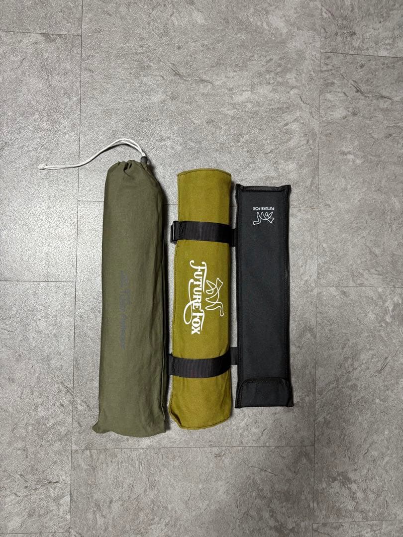 FUTURE FOX 櫓鉄プレート付き バンドック　陣幕カーキ　セット