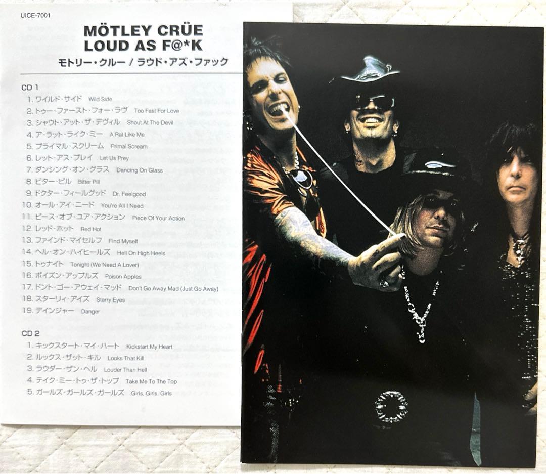 2CD＋DVD！モトリー・クルー / ラウド・アズ・ファック