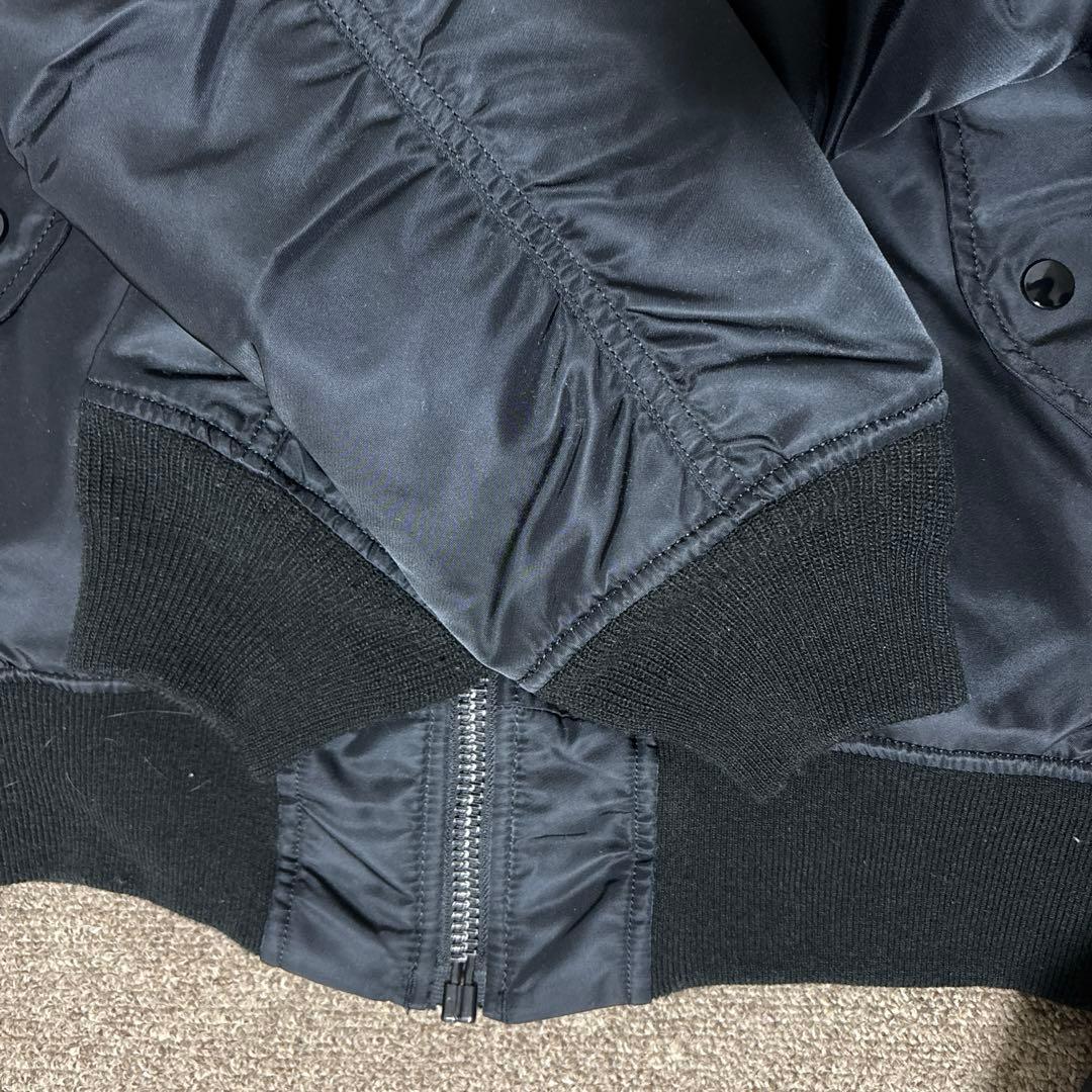 ALPHA INDUSTRIES MA-1 ブラック リバーシブル S