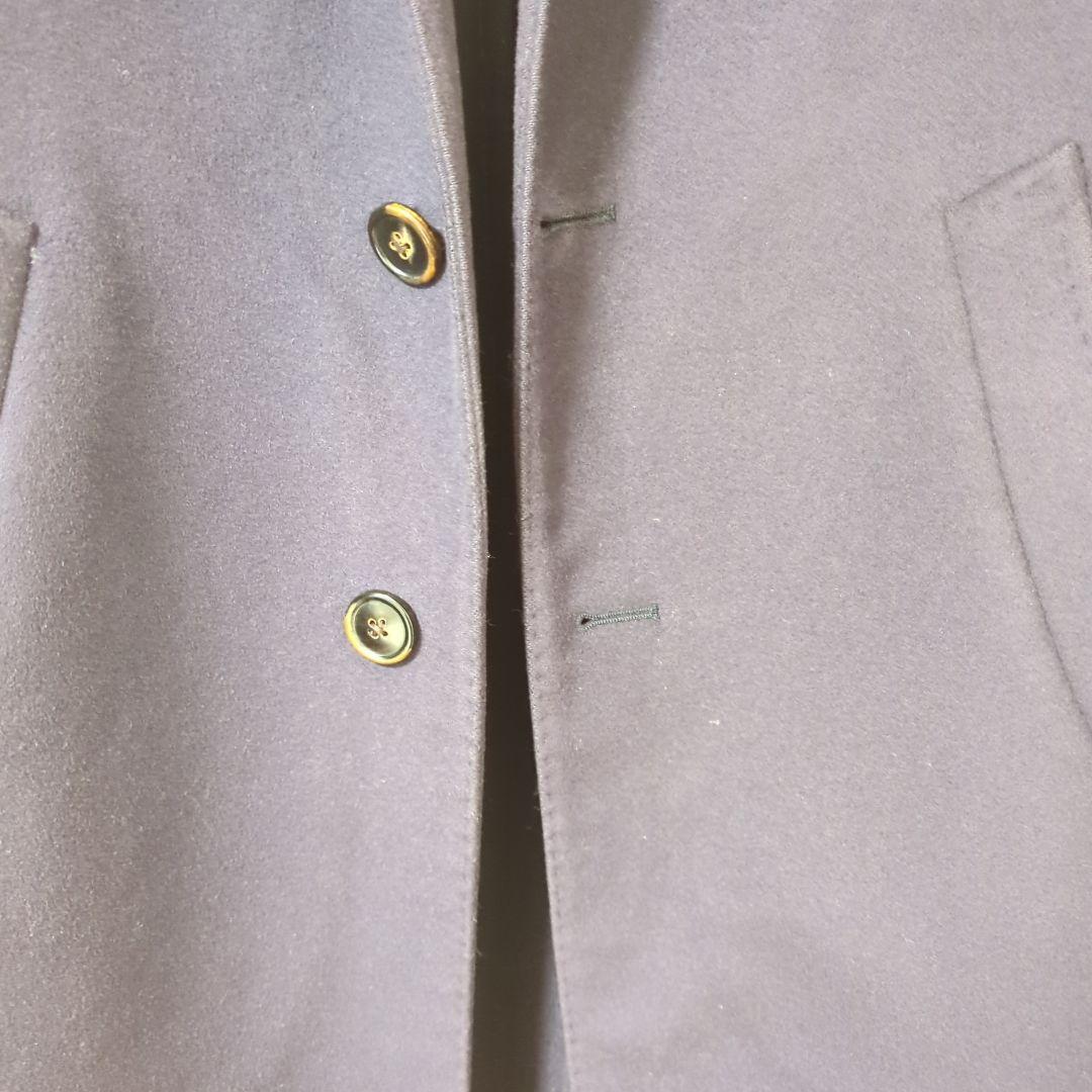 LARDINI ネイビー チェスターコート 2つボタン