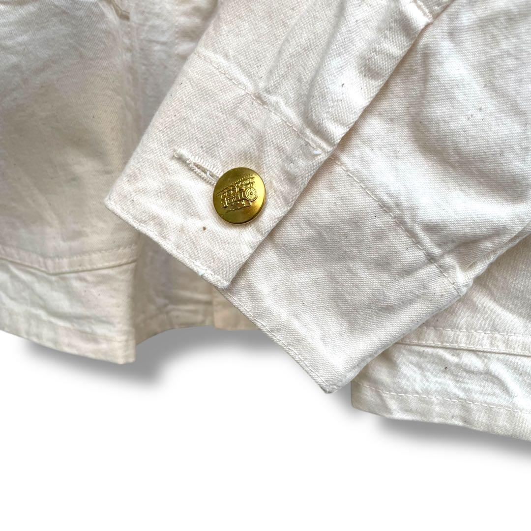 定価5万以上ダッパーズ ホワイトツイル ジャケット パンツセットアップ40 34
