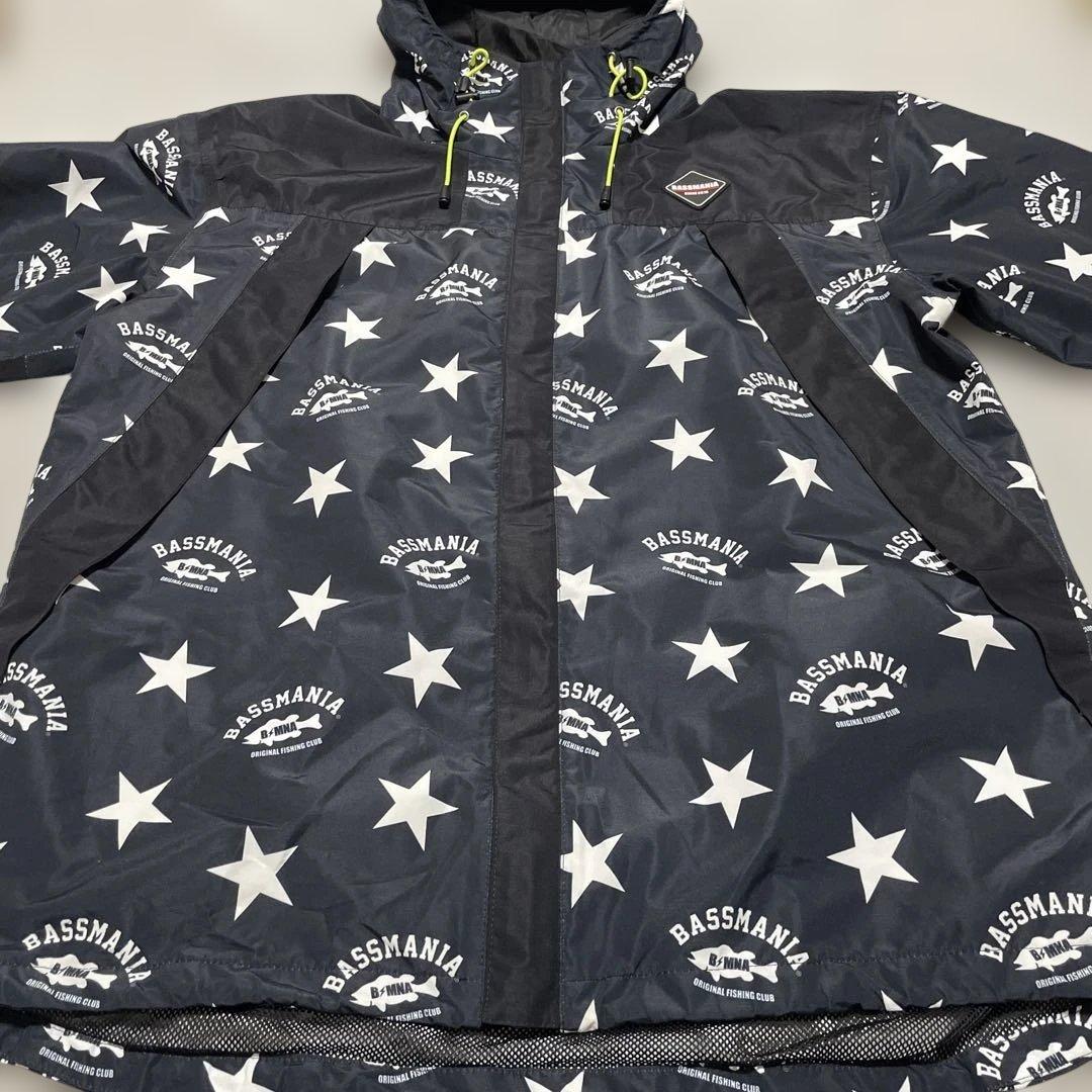 bassmania バスマニア 星総柄 マウンテンジャケット XL