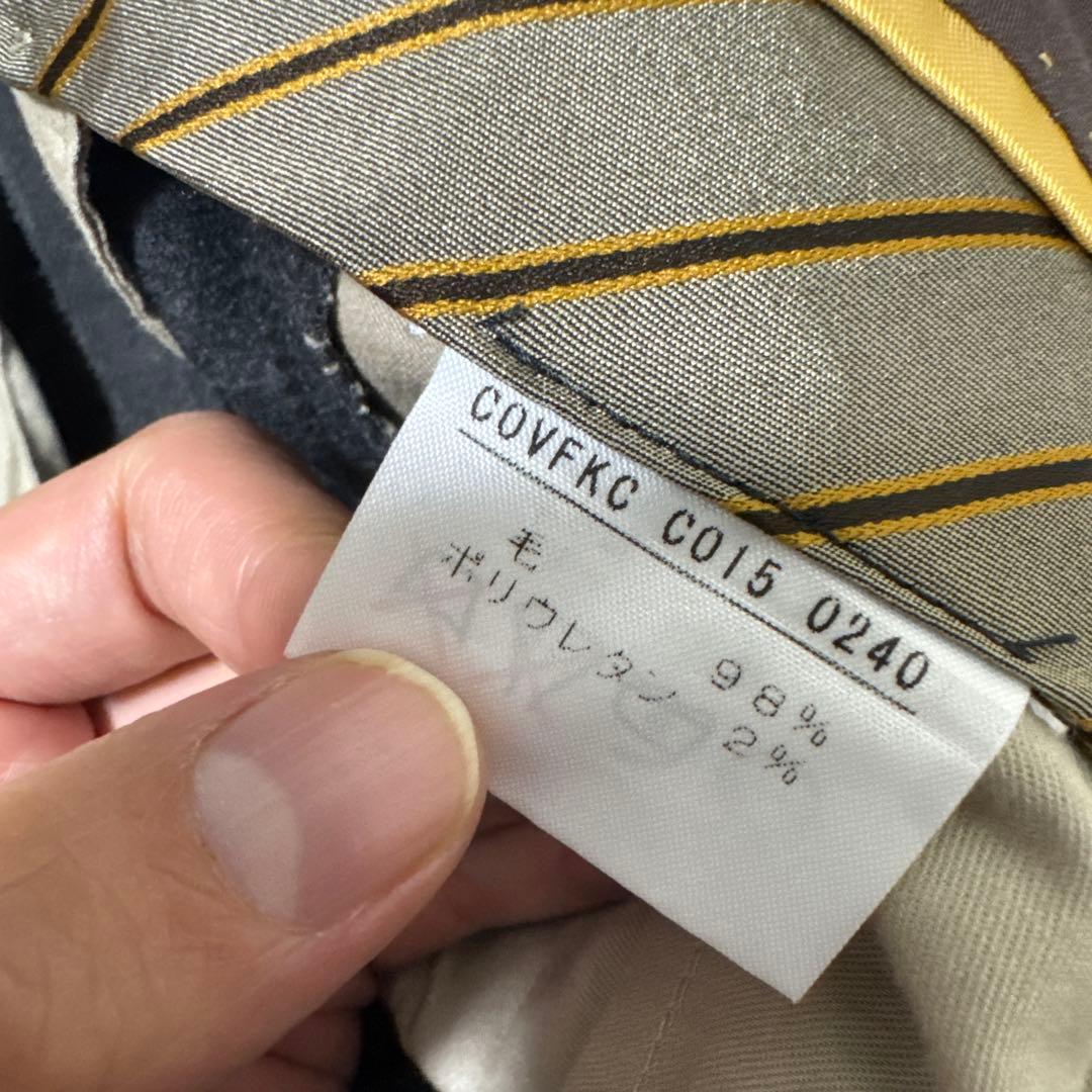 33 秋冬　極美品　PT01 ピーティーゼロウーノ　スラックス　グレー　48