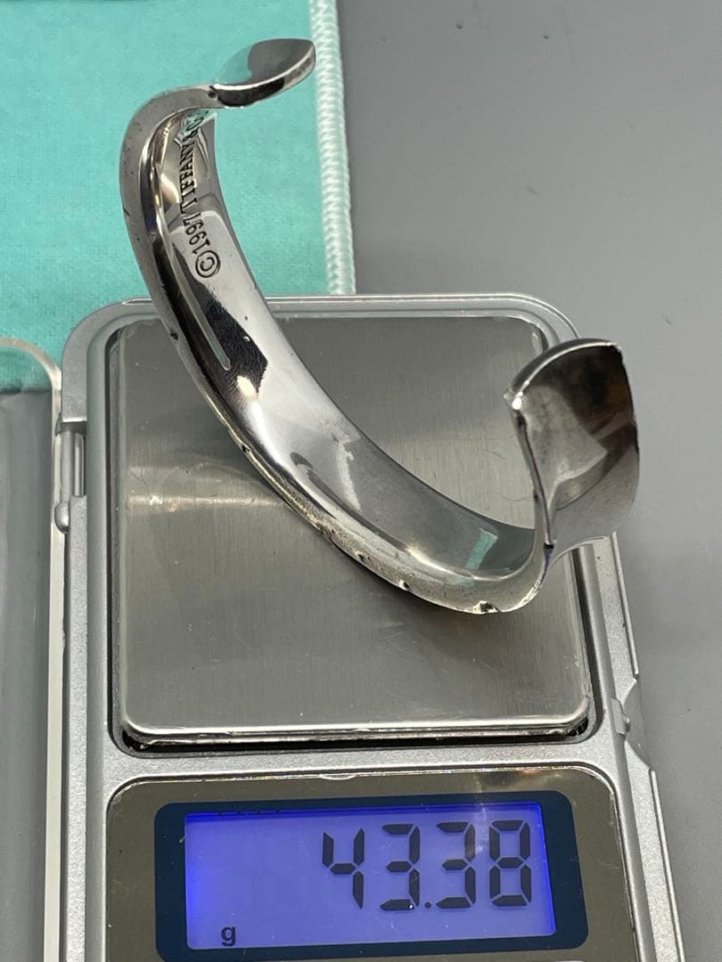 ティファニー　 ナローカフ　バングル 1837 ワイド　シルバー