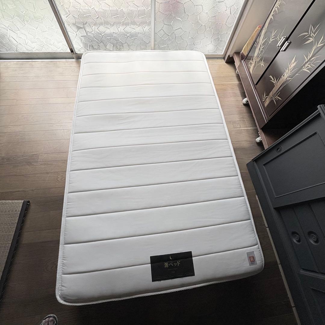 【未使用】源ベッド スプリングマットレス（セミシングル／レギュラー）