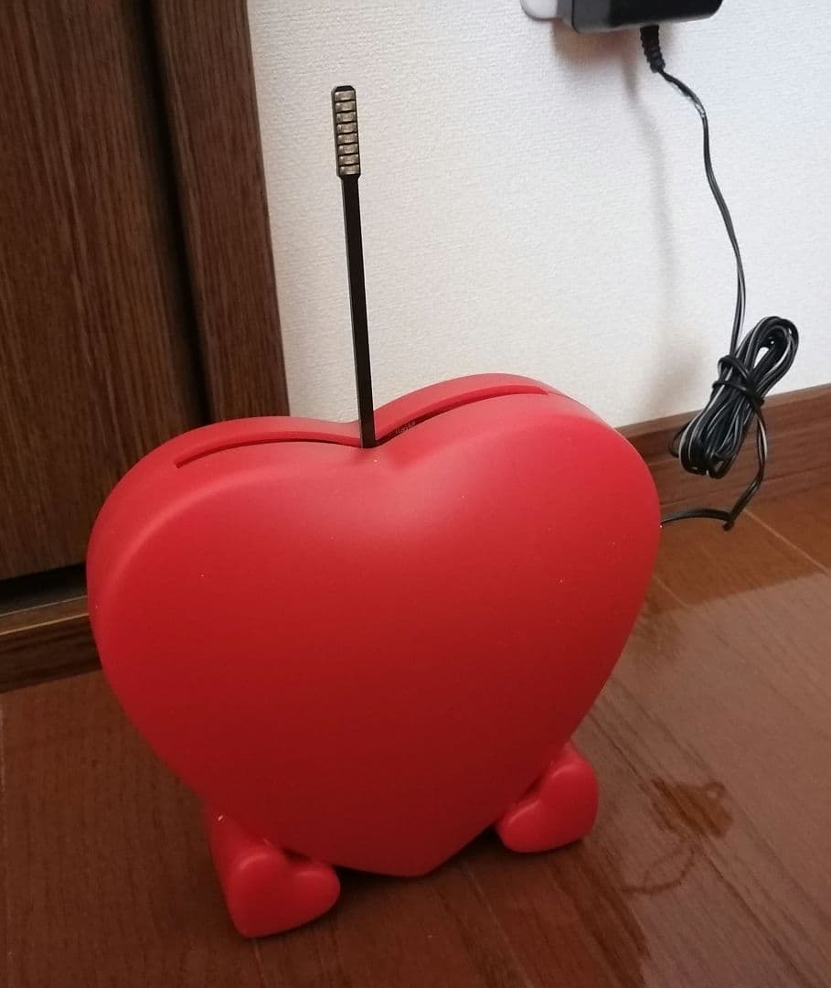 【新品】ハート型 フローティングメッセージ クロック