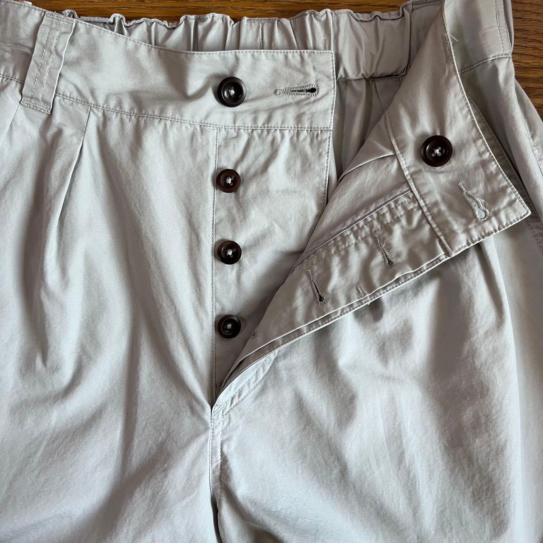 MHL 24SS FINE COMPACT COTTONパンツ