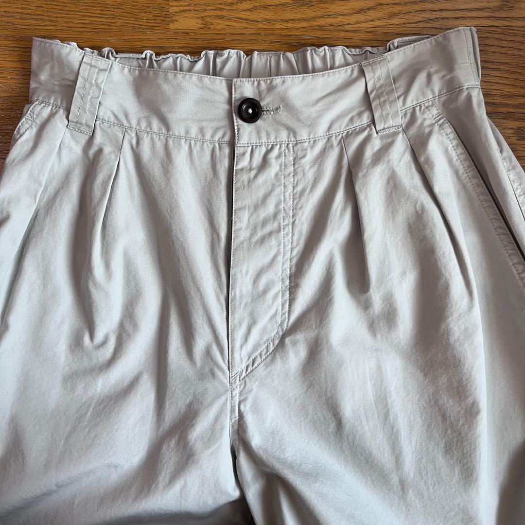 MHL 24SS FINE COMPACT COTTONパンツ