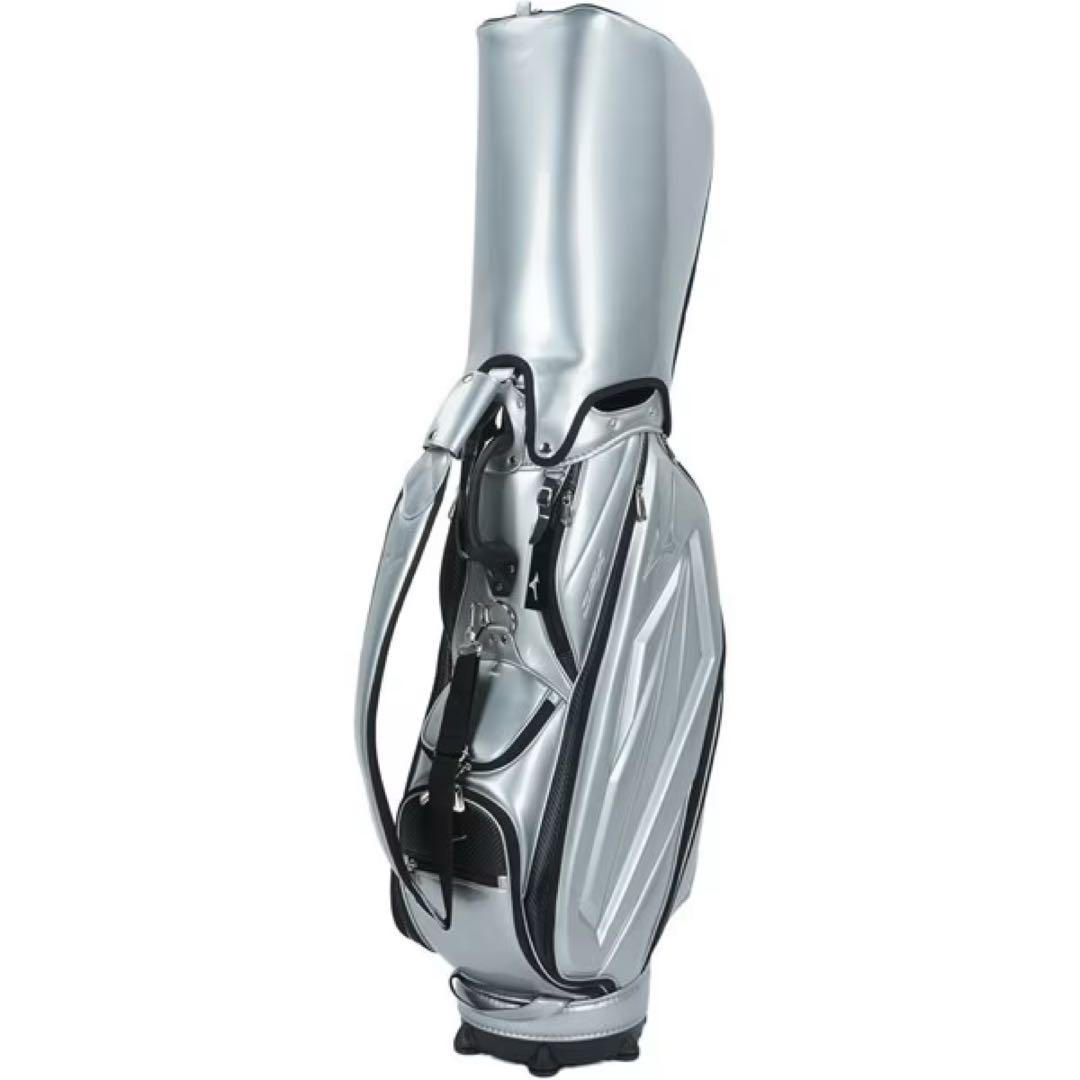 訳あり　新品未使用品　MIZUNOミズノ キャディバッグ9.5型　シルバー