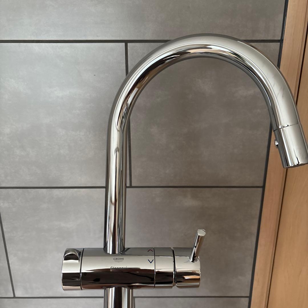 キッチン水栓　グローエcleansui 浄水器