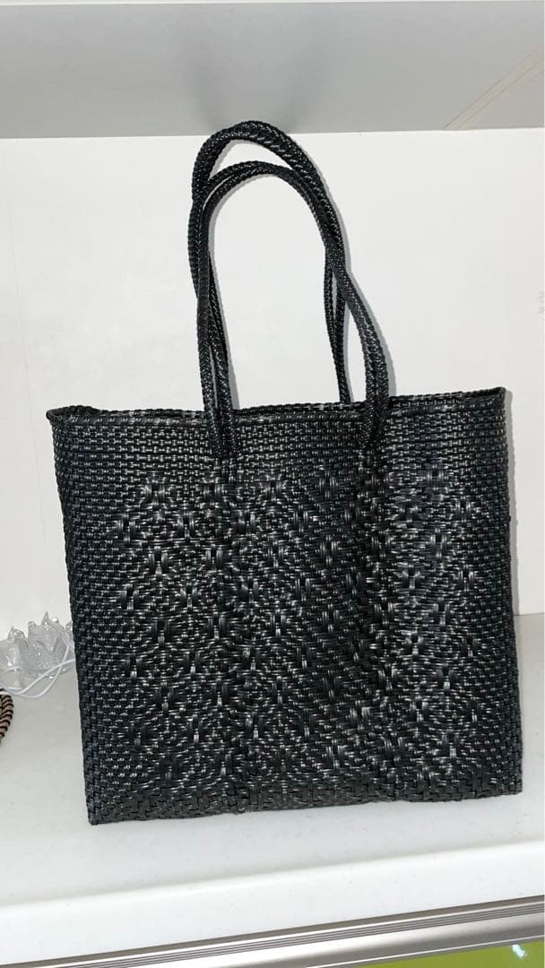 メルカドバッグ　Lサイズ　ブラック