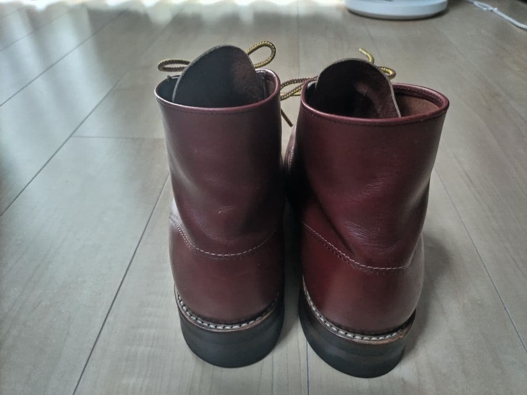 値下げ REDWING 8166 9D 半円犬タグ 赤茶